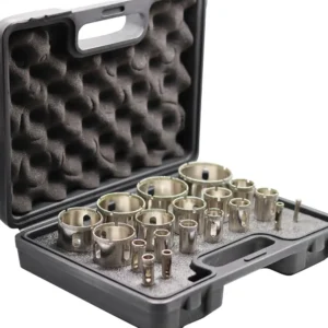 19pcs diamond tile marble glass ceramic hole saw set