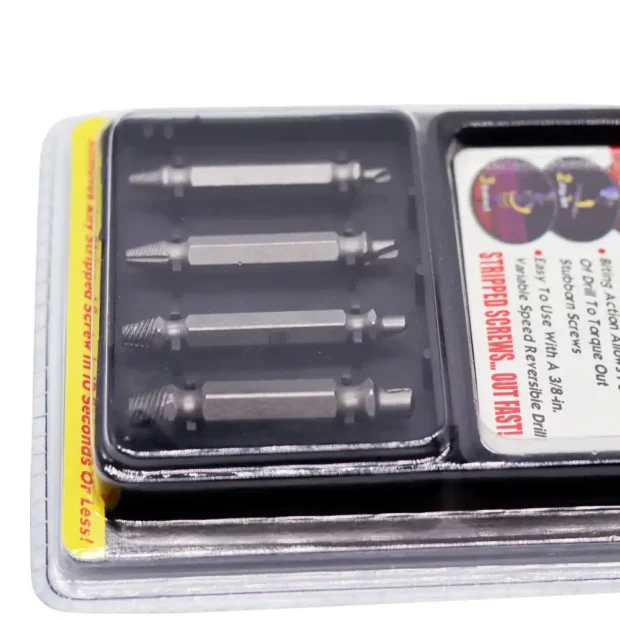 5pcs hex shank broken bolt screw extractor set