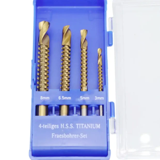 5pcs hex shank broken bolt screw extractor set