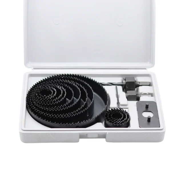 wood plastic carbon steel hole saw set 16pcs (2)