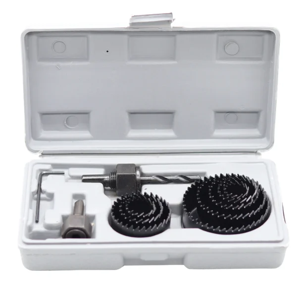 wood plastic carbon steel hole saw set 1pcs (2)