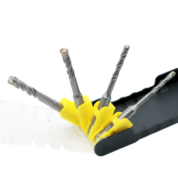 4pcs SDS Plus Hammer Drill Bit Set x 110mm (5, 6, 8, 10mm)