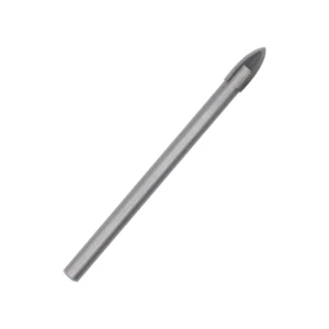 Cylindrical Shank Cross Tip Tile & Glass Drill Bit