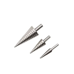 Double Flute HSS Step Drill Bit Bright Finish – 4-12mm