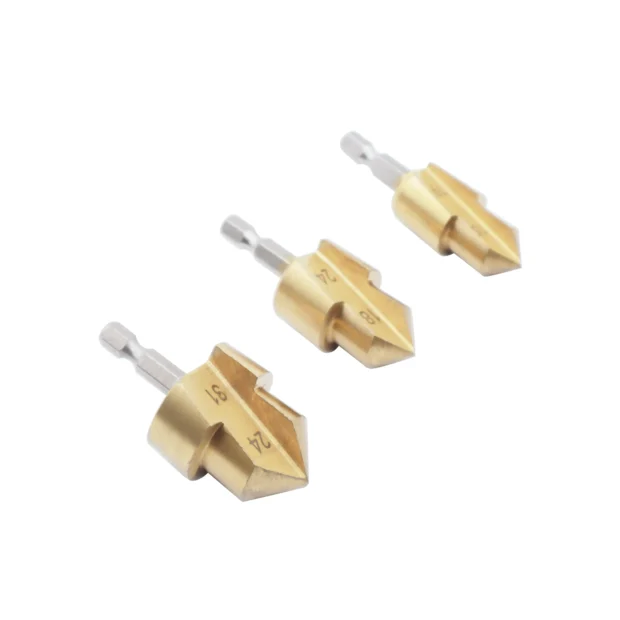 3PCS PPR Lifting Stepped Drill Bit Set