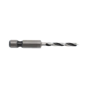 HSS Stubby Brad Point Woodworking Drill Bit with Hex Shank