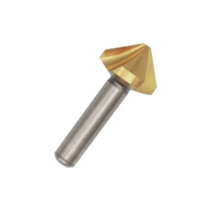 TiN Coated HSS 90° Countersink Chamfering Cutter