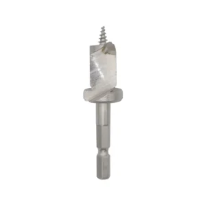 8.5mm Soft Steel Hex Shaft Screw Tip Bit with Stop – Bright Finish