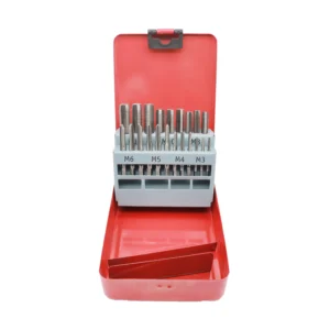 Hand Tap Set HSS 21PCS M3-M12 DIN352 in Metal Case
